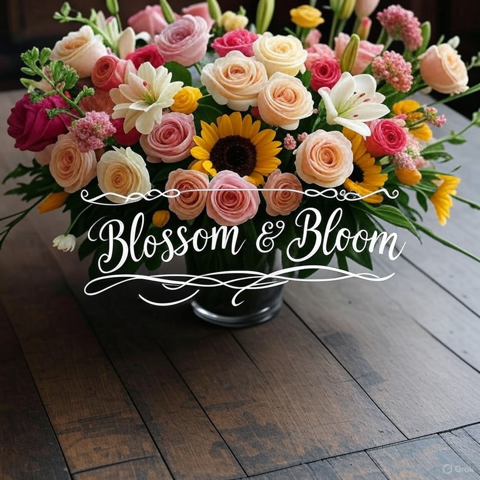 Blossom & Bloom e-commerce website preview