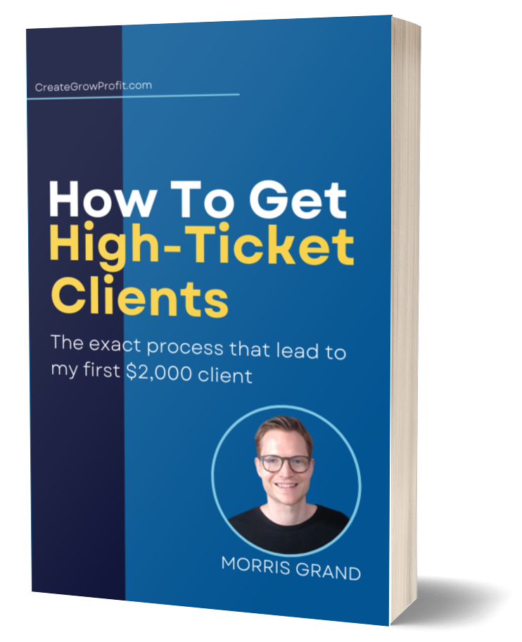 How To Get High-Ticket Clients Guide Cover
